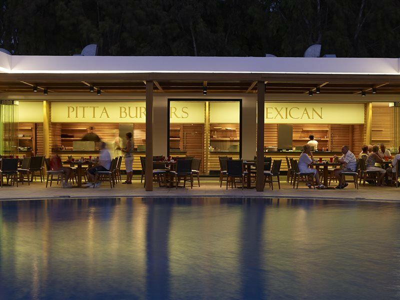 Mitsis Grand Hotel Rhodes City Екстер'єр фото Pita & Mexican restaurant